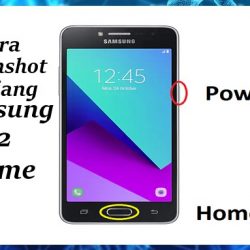 Cara Sreenshot Panjang Samsung J2 Prime Dengan 3 jari