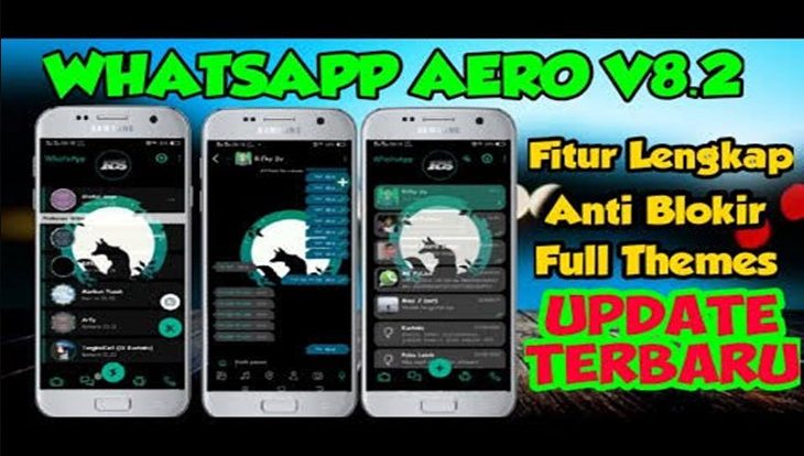 Download WhatsApp Aero Terbaru v8.22 Apk Aman Anti banned 2021