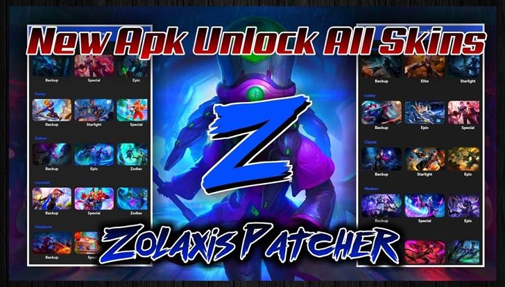 Zolaxis Patcher Apk Unlock Skin Mobile Legends Terbaru