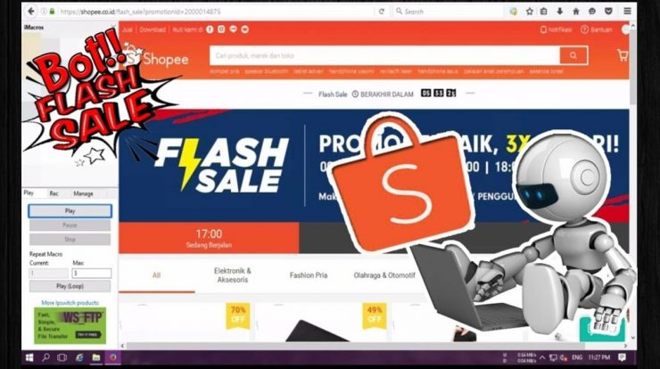 Bot Shopee Flash Sale: Begini Cara Menggunakan