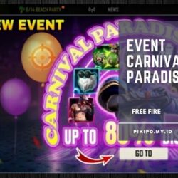 Event Carnival Paradise FF, Begini Cara Mendapatkan hadiah Menarik