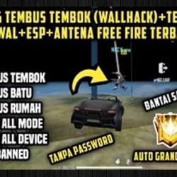 FF Biasa Tembus Tembok Dan Batu Dengan Config ini