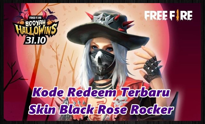 FF10PRF6299F Kode Redeem FF Terbaru, Skin Black Rose Rocker