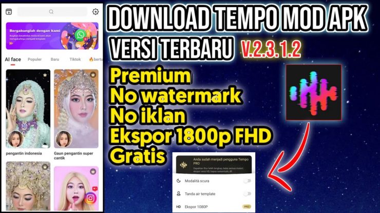 Aplikasi Tempo Pengantin 2021 Tanpa Watermark, Berikut Link downloadnya