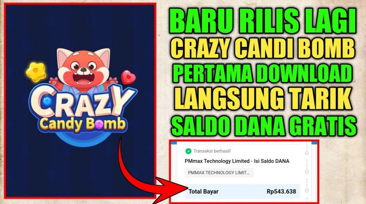 Crazy Candy Bomb Game Penghasil Uang, Apa Sudah Membayar?