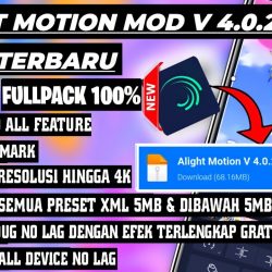 Link Alight Motion Mod Apk 4.0 4 Tanpa Watermark Versi Terbaru