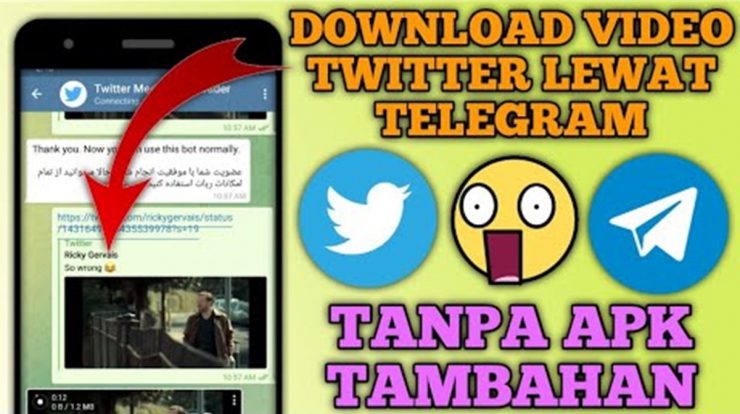 Cara Download Video di Twitter Lewat Telegram