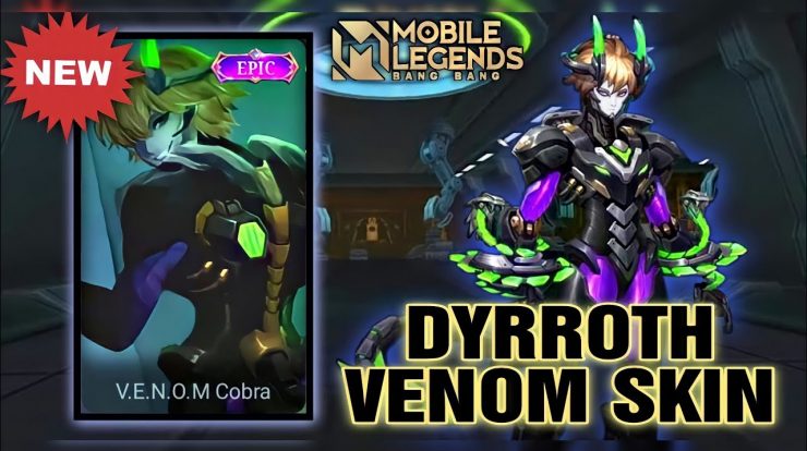 Skin Dyrroth Venom (ML) Mobile Legends Rilis Tahun 2022 Cek Disini