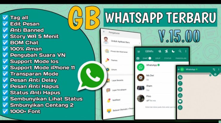 GB WhatsApp Pro V 15.00 Download Apk Update Terbaru