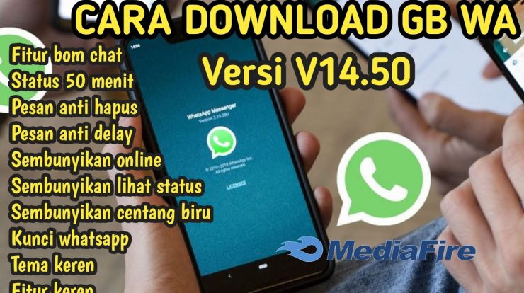 GB WhatsApp Pro v 14.50 Download Link MediaFire Terbaru