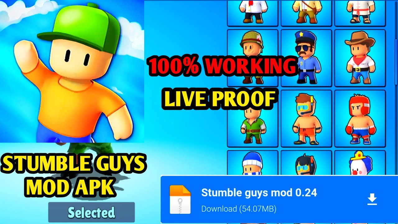 Stumble Guys Mod Apk Unlimited Money + Link Download