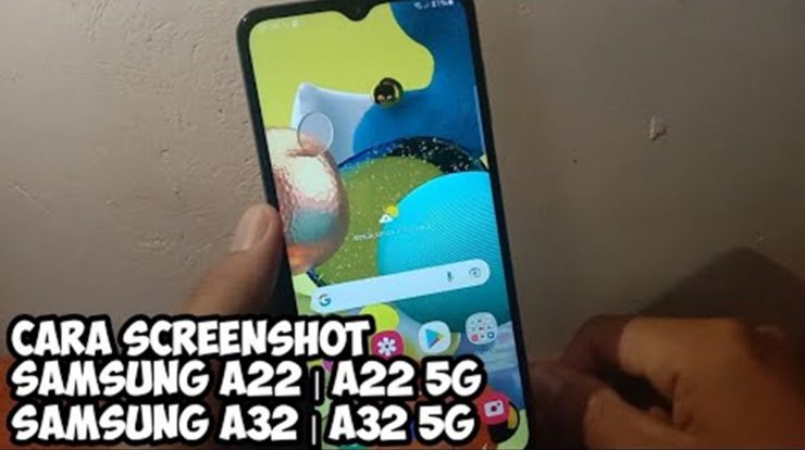 Cara Screenshot Samsung A22 dan A22 5G Simple Tanpa Tombol