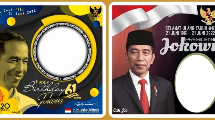 Twibbon Ultah Pak Jokowi Terbaru dan Link Download