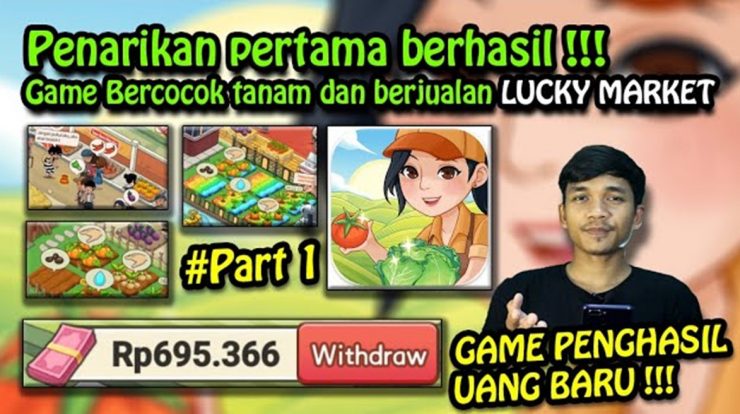 Aplikasi Lucky Market Game Penghasil Uang Apa Aman dan Membayar?