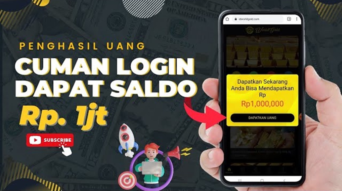 IdWorldGold Com Login Apk Penghasil Uang 1 Juta Apa Aman Membayar Atau Penipuan?