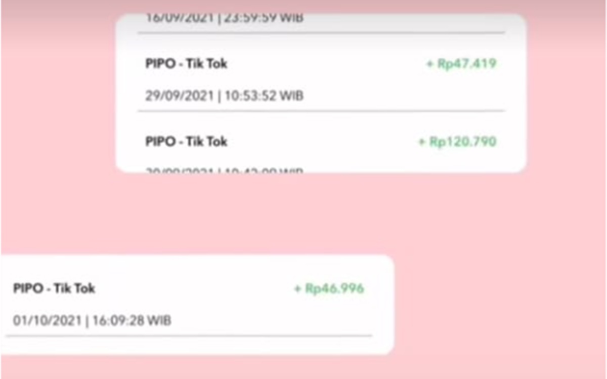 PIPO TikTok Adalah Apa? Begini Cara Dapat Uang Dari PIPO TikTok Terbaru