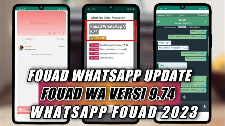 Fouad WhatsApp Versi Terbaru 9.74 Link Download Modifikasi Terbaik dan Menarik