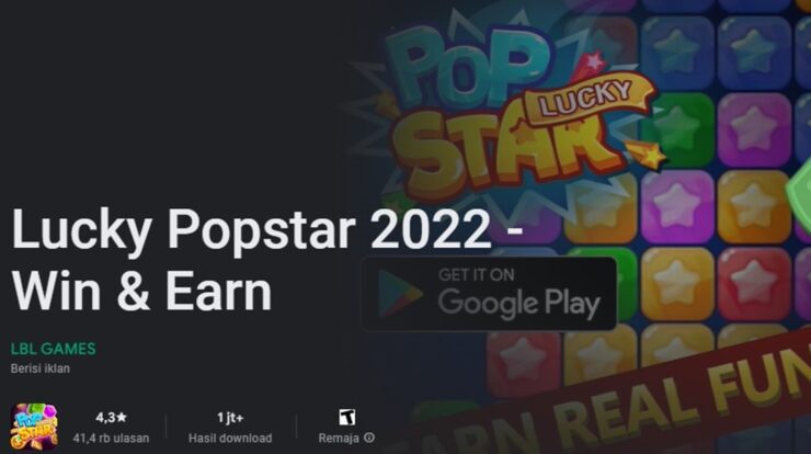 Lucky Popstar Apk Game Penghasil Uang Membayar Apa Scam?