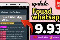 Fouad WhatsApp iOS 9.93 APK Berikut Link Download dan Fitur Lengkap