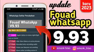 Fouad WhatsApp iOS 9.93 APK Berikut Link Download dan Fitur Lengkap
