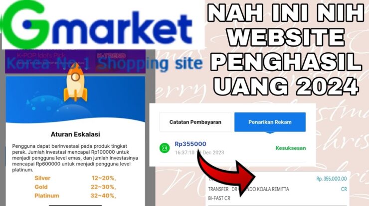 Gmarket Apk Login Penghasil Uang (Glmarket Site) Apa Aman Membayar Atau Penipuan?