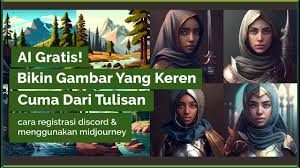 Midjourney AI Art Generator Cara Mengolah Teks Menjadi Gambar