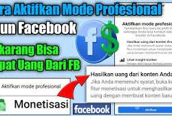 Cara Daftar Facebook Professional (FB Pro) Penghasil Uang 2024