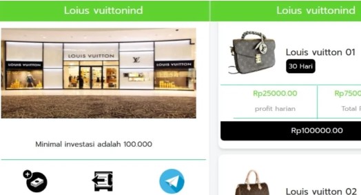 Aplikasi Loius Vuittonind Penghasil Uang Apa Aman Membayar Atau Penipuan?