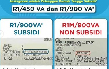 Cara Cek Golongan Tarif Listrik PLN dengan Mudah Subsidi dan Non Subsidi