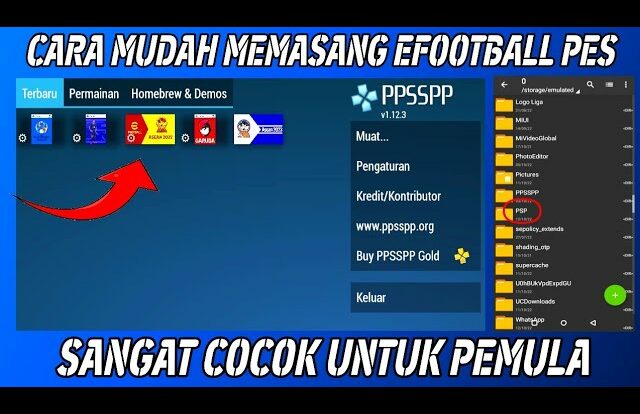 Panduan Lengkap Mengunduh dan Menginstal eFootball PES 2023 PPSSPP ISO