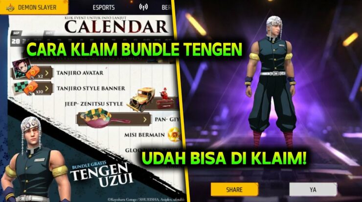 Cara Mendapatkan Skin Tengen Uzui di Free Fire Secara Gratis Begini Panduan Lengkap