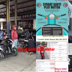 Proses dan Biaya Penggantian Plat Motor Terbaru 2024 Ketahui Syaratnya