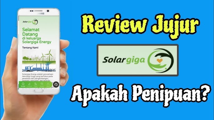 Aplikasi SolarGiga Penghasilan Cepat Membayar atau Ancaman Scam?