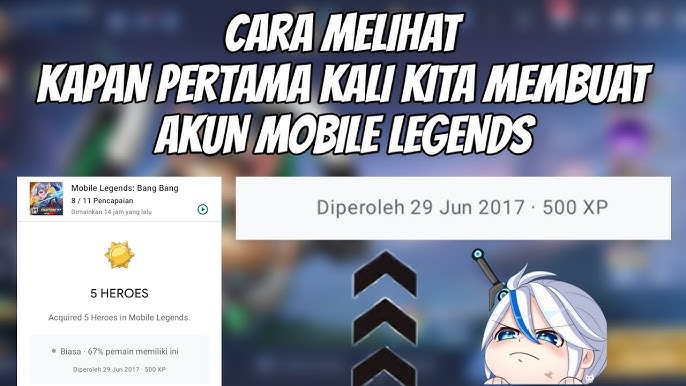 Casper Project MLBB Cara Cek Umur dan Tanggal Pembuatan Akun Mobile Legends