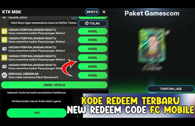 Kode Redeem FC Mobile 2024 Terbaru Cara Mendapatkan Koin dan Hadiah Eksklusif