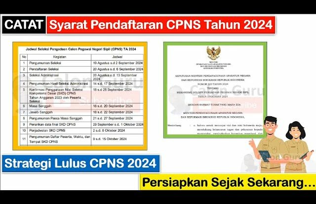 Syarat dan Cara Daftar CPNS 2024 Yang Dibuka Bulan Oktober dan November