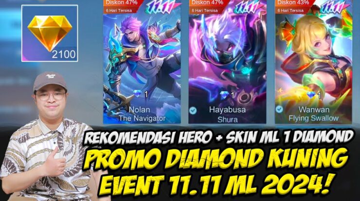 Panduan Lengkap Event Mega Sale 11.11 Mobile Legends 2024 Dapatakan Keuntungan Diskon dan Diamond Kuning