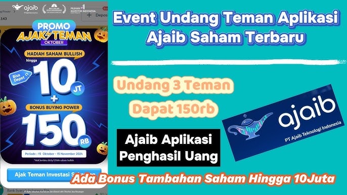 Event Terbaru Aplikasi Ajaib Cara Mendapatkan Bonus Rp150.000 dengan Mudah dan Aman