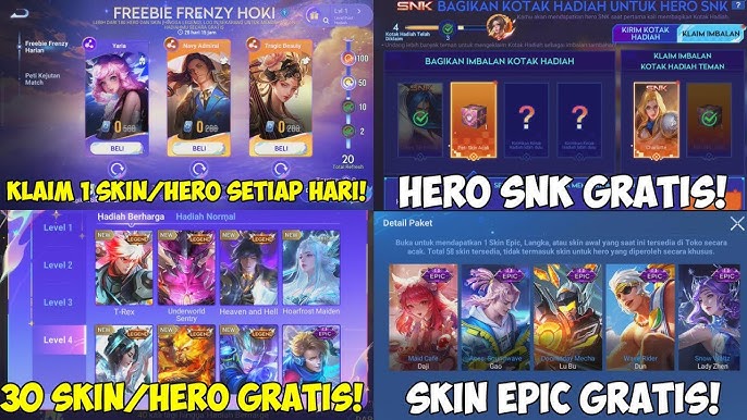 Panduan Lengkap Mengikuti dan Mendapatkan Hadiah di Event Freebie Frenzy Honor of Kings (HOK)