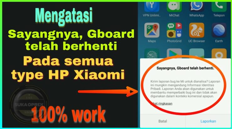 Cara Efektif Mengatasi Xiaomi Gboard Berhenti Beroperasi