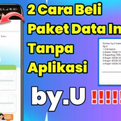 Cara Lengkap Isi Ulang Kuota Internet by.U Tanpa Aplikasi