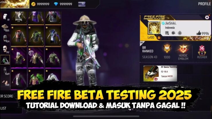 Download FF Beta Testing 2025 APK Modfyp Berikut Risiko, Keamanan, dan Fitur Lengkap